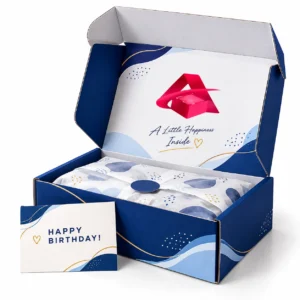 Custom Blue Food Packaging
