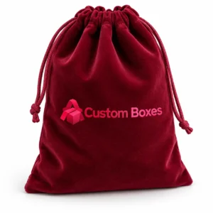 custom Velvet Drawstring Bag