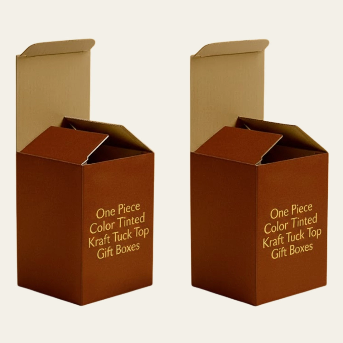 Kraft Tuck Top Boxes